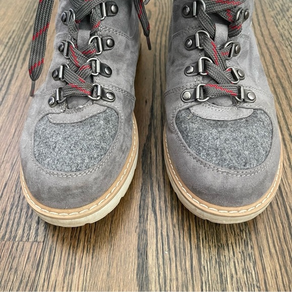 Austin Trading Co. gray lace up boots size 8.5 - Picture 4 of 9